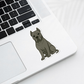 Custom Cane Corso Dog Sticker - Gray | Personalized with Name