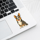 Custom Cardigan Welsh Corgi Dog Sticker - Blue Merle | Personalized with Name