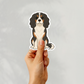 Custom Cavalier King Charles Dog Magnet - Tri-color | Personalized with Pet Name