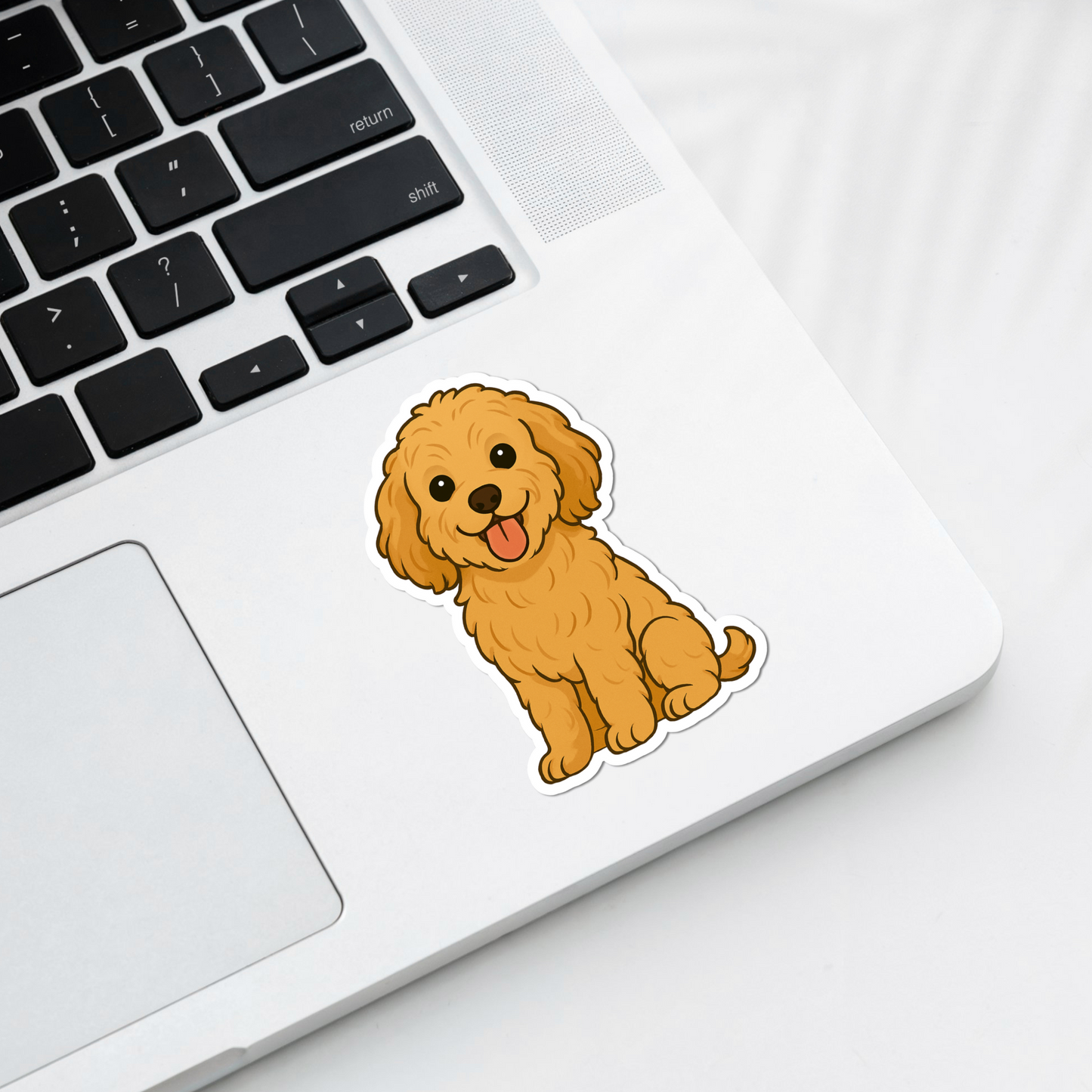 Custom Cavapoo Dog Magnet - Apricot | Personalized with Pet Name