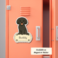 Custom Cavapoo Dog Magnet - Black | Personalized with Pet Name
