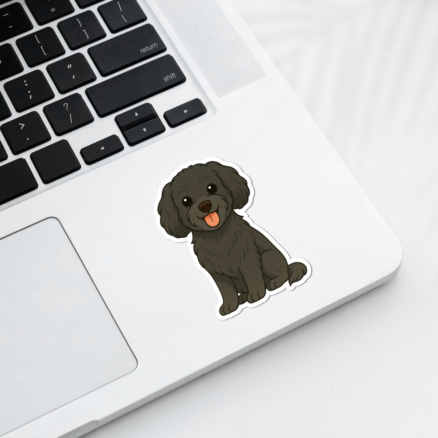 Custom Cavapoo Dog Magnet - Black | Personalized with Pet Name