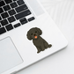 Custom Cavapoo Dog Magnet - Black | Personalized with Pet Name