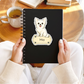 Custom Chihuahua Dog Sticker - Long Haired Chocolate | Personalized with Name