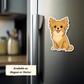 Custom Chihuahua Dog Magnet - Long Haired Fawn | Personalized with Pet Name