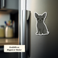 Custom Chihuahua Dog Magnet - Short Haired Black | Personalized with Pet Name
