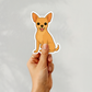 Custom Chihuahua Dog Magnet - Short Haired Fawn | Personalized with Pet Name
