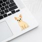Custom Chihuahua Dog Magnet - Short Haired White | Personalized with Pet Name