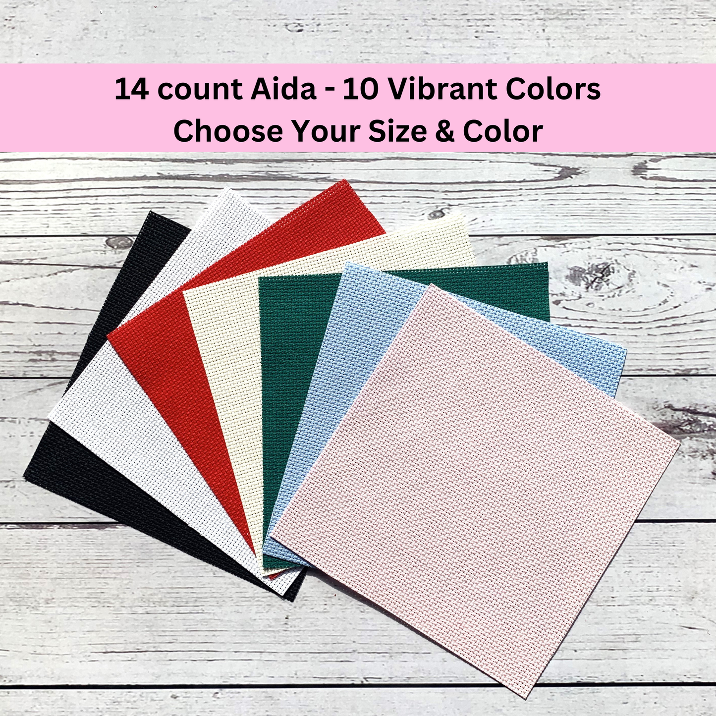 Aida 14 fils : fil à broder et à point de croix