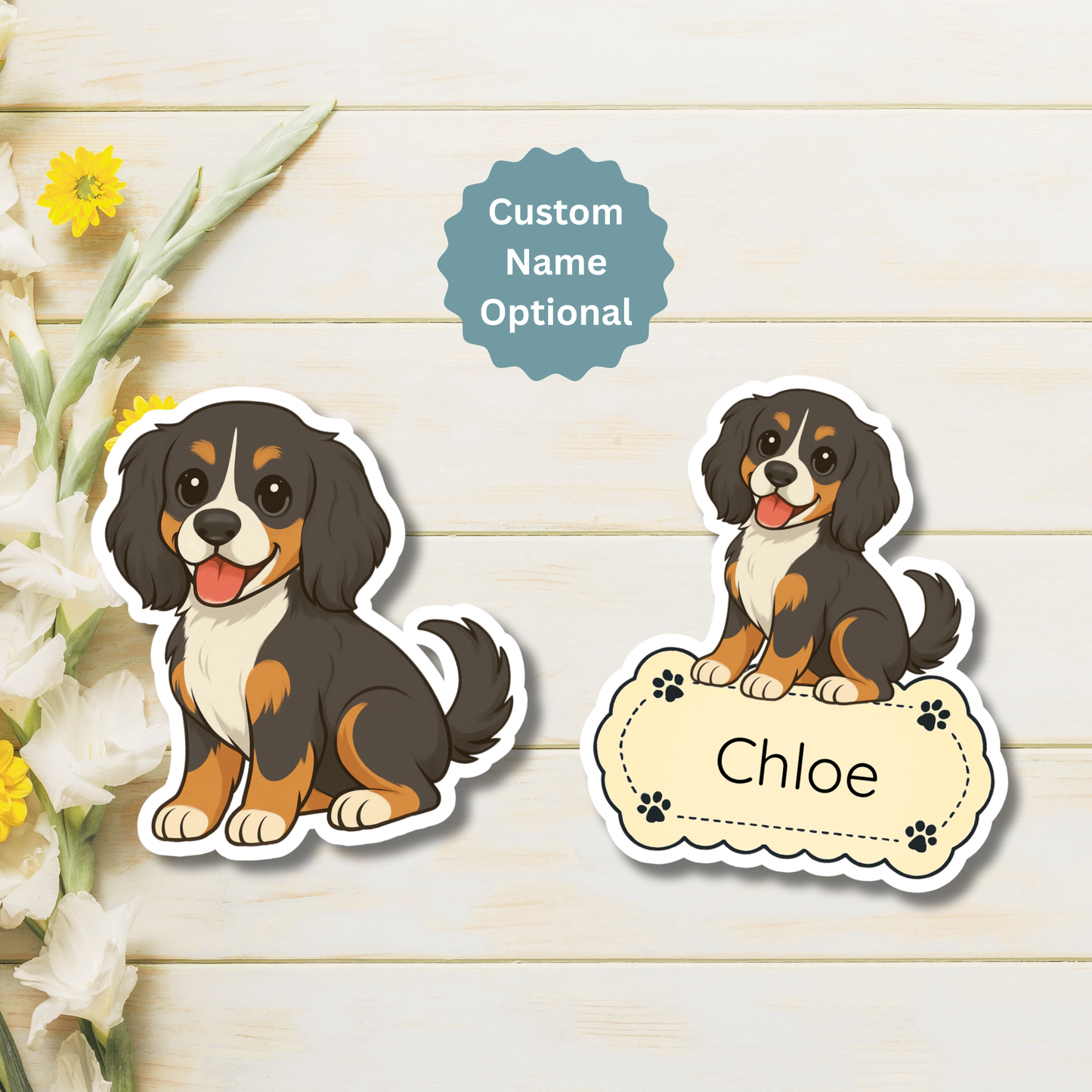 Cockalier - Tri-color dog merchandise hero