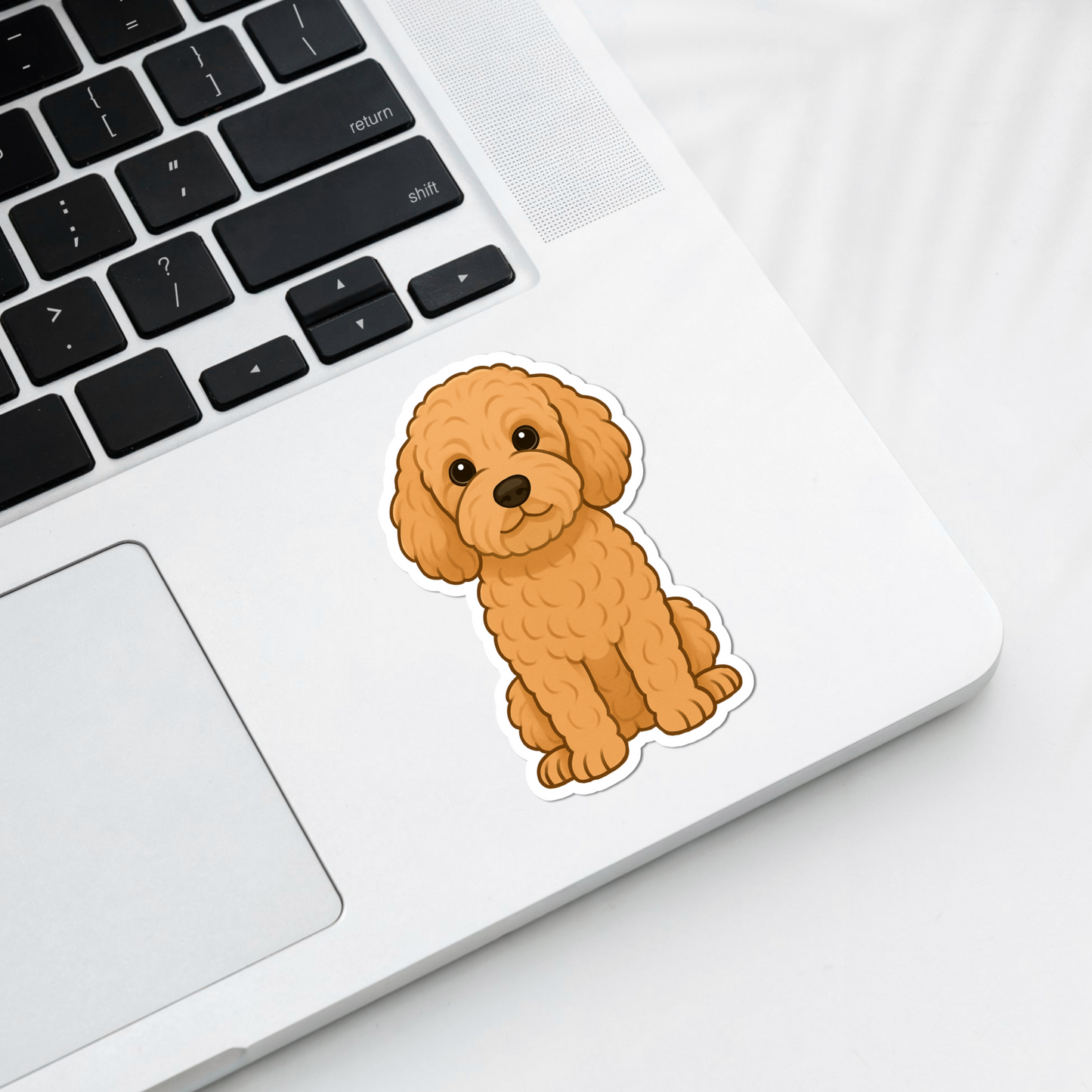 Custom Cockapoo Dog Magnet - Apricot | Personalized with Pet Name