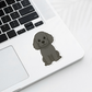 Custom Cockapoo Dog Sticker - Black | Personalized with Name