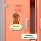 Custom Cockapoo Dog Magnet - Red | Personalized with Pet Name