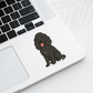 Custom Cocker Spaniel Dog Magnet - Black | Personalized with Pet Name