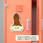 Personalized Cocker Spaniel Dog Sticker - Chocolate