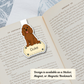 Personalized Cocker Spaniel Dog Sticker - Chocolate