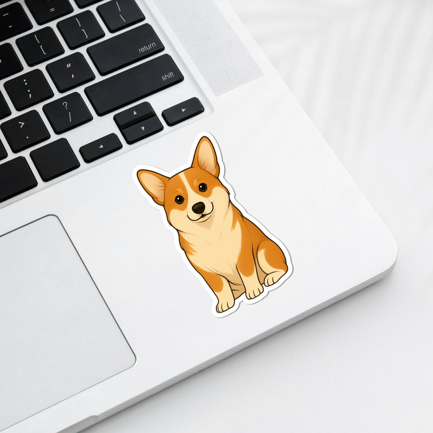 Custom Pembroke Corgi Dog Magnet - Red and White | Personalized with Pet Name