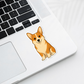 Custom Pembroke Corgi Dog Magnet - Red and White | Personalized with Pet Name