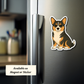 Custom Pembroke Corgi Dog Sticker - Tri-colored | Personalized with Name