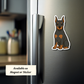 Custom Doberman Pinscher Dog Sticker - Cropped Ears Black and Rust | Personalized with Name