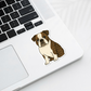Custom English Bulldog Dog Magnet - Brindle | Personalized with Pet Name