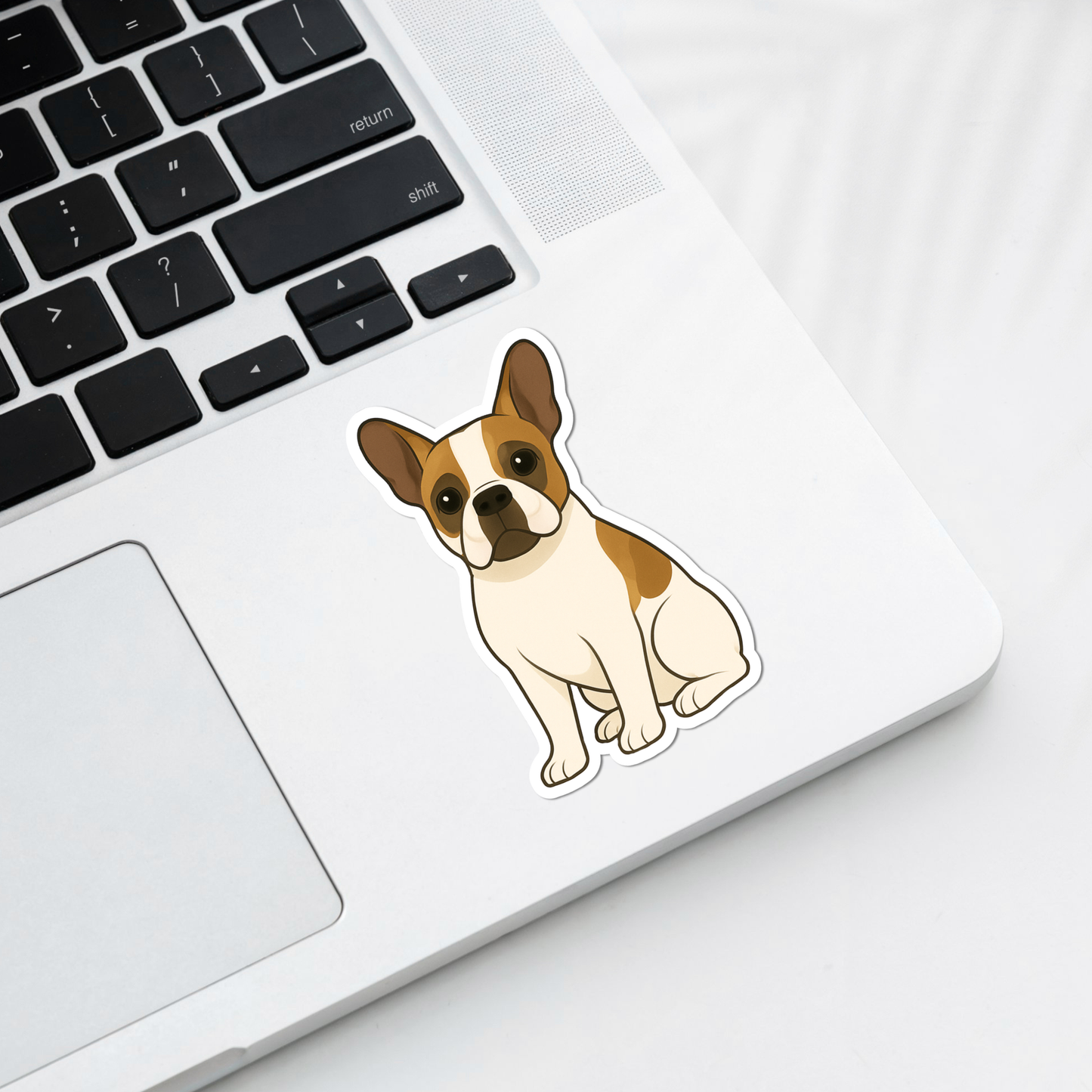 Custom French Bulldog Dog Sticker - Pied | Personalized with Name