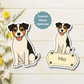 Custom Jack Russell Terrier Dog Magnet - Tri-colored | Personalized with Pet Name