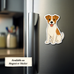 Custom Jack Russell Terrier Dog Sticker - White and Tan | Personalized with Name