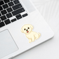 Custom Maltese Dog Sticker - White | Personalized with Name