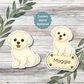 Custom Maltese Dog Sticker - White | Personalized with Name