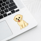 Custom Morkie Dog Sticker - Cream | Personalized with Name