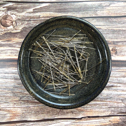 Aiguilles à point de croix en acier inoxydable – Tailles 22, 24 et 26 | Aiguilles à pointe émoussée