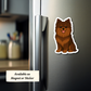 Custom Pomeranian Dog Sticker - Chocolate | Personalized with Name