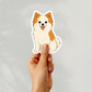 Custom Pomeranian Dog Sticker - Parti | Personalized with Name