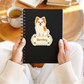 Custom Pomeranian Dog Sticker - Parti | Personalized with Name