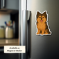 Custom Pomeranian Dog Sticker - Sable | Personalized with Name