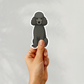 Custom Poodle Dog Sticker - Black | Personalized with Name