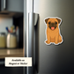 Custom Pug Dog Sticker - Apricot | Personalized with Name