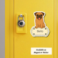 Custom Pug Dog Sticker - Apricot | Personalized with Name
