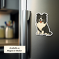 Custom Sheltie Dog Sticker - Black and White | Personalized with Name