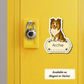 Custom Sheltie Dog Sticker - Sable and White | Personalized with Name