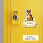 Custom Shiba Inu Dog Sticker - Sesame | Personalized with Name