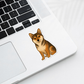 Custom Shiba Inu Dog Sticker - Sesame | Personalized with Name