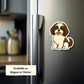 Custom Shih Tzu Dog Sticker - Brown and White | Personalized with Name