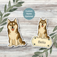 Siberian Husky - Agouti and White dog merchandise hero