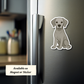 Custom Weimaraner Dog Sticker - Silver Gray | Personalized with Name