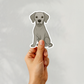 Custom Weimaraner Dog Sticker - Silver Gray | Personalized with Name