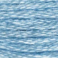 DMC #827 Forget-Me-Knot official colour swatch