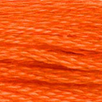 DMC #947 Sunset official colour swatch