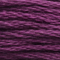 DMC #3834 Red Grape official colour swatch